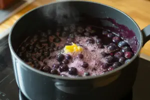 homemade blueberries jam