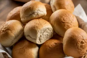 Honey Wheat Sourdough Dinner Rolls