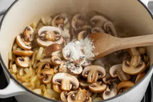 Easy Creamy Mushroom Soup 12 mushroom-soup-cooking