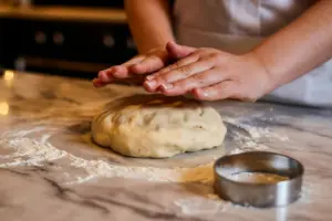 sourdough discard biscuits dough