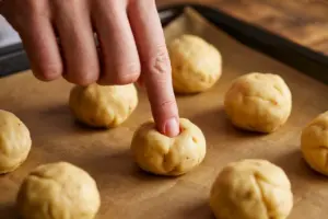 Easy Thumbprint Sourdough Discard Cookies