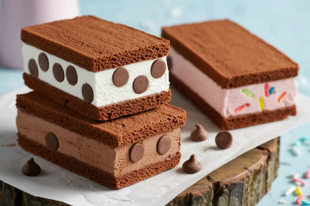 chocolate ice cream sandwiches Variations 