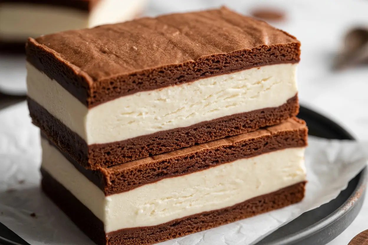 Chocolate Ice Cream Sandwiches with Sourdough Discard