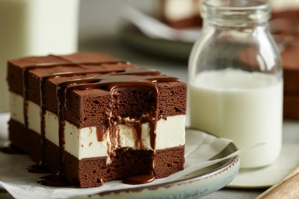 serving chocolate ice cream sandwiches