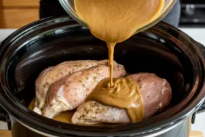 Easy Crock Pot Chicken And Gravy