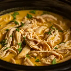 crock pot chicken and gravy recipe card