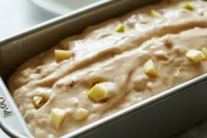 Quick Sourdough Discard apple bread