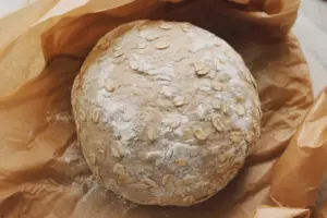 Rustic Honey Oat Sourdough Bread