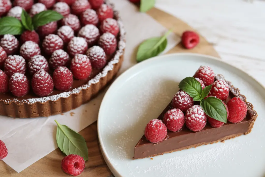 Raspberry Chocolate Tart: Elegant & Easy to Make Dessert