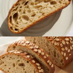 Honey Oat Sourdough Bread recipe card