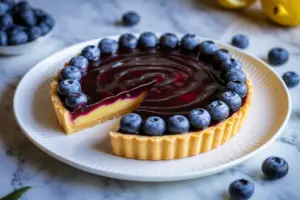 Blueberry Lemon Curd Tart
