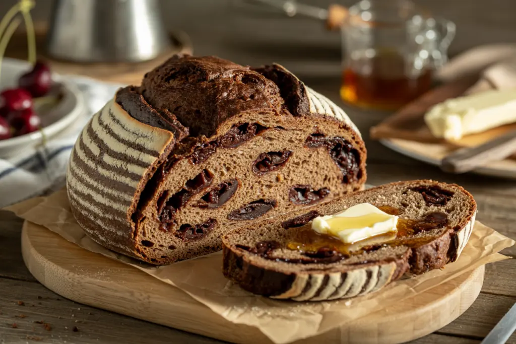 Black Forest Chocolate Cherry Sourdough