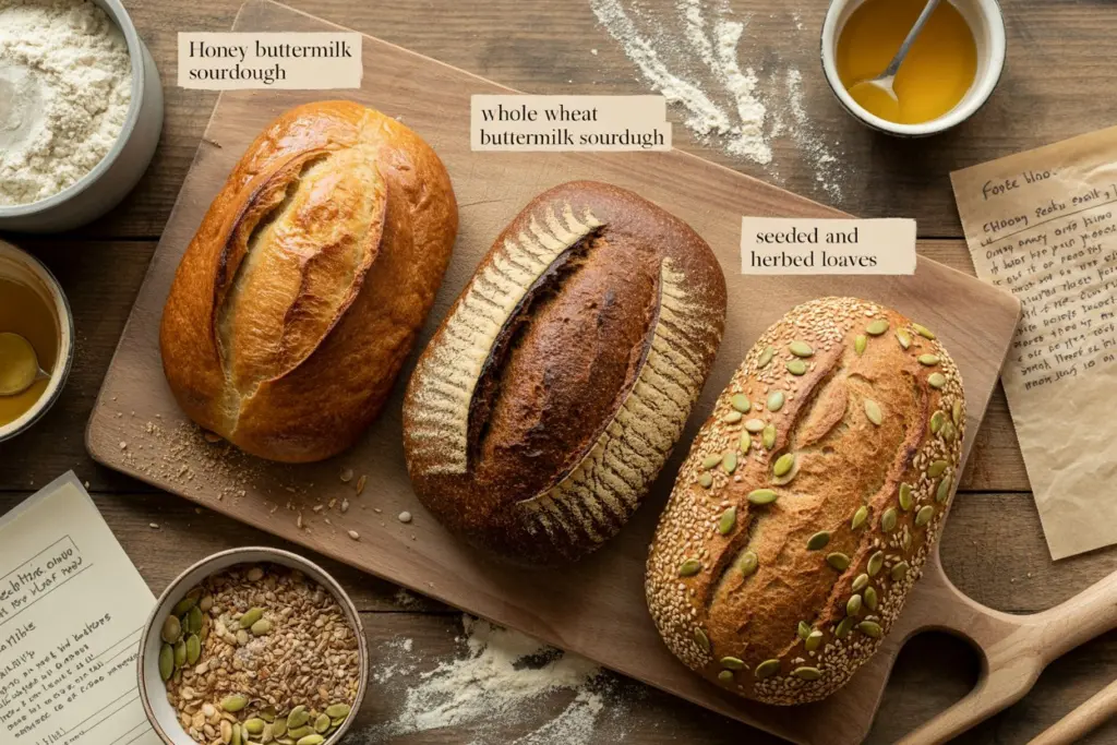 Buttermilk Sourdough bread Variation