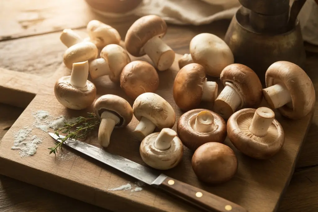 Easy Creamy Mushroom Soup 3 Choosing the Right Mushrooms