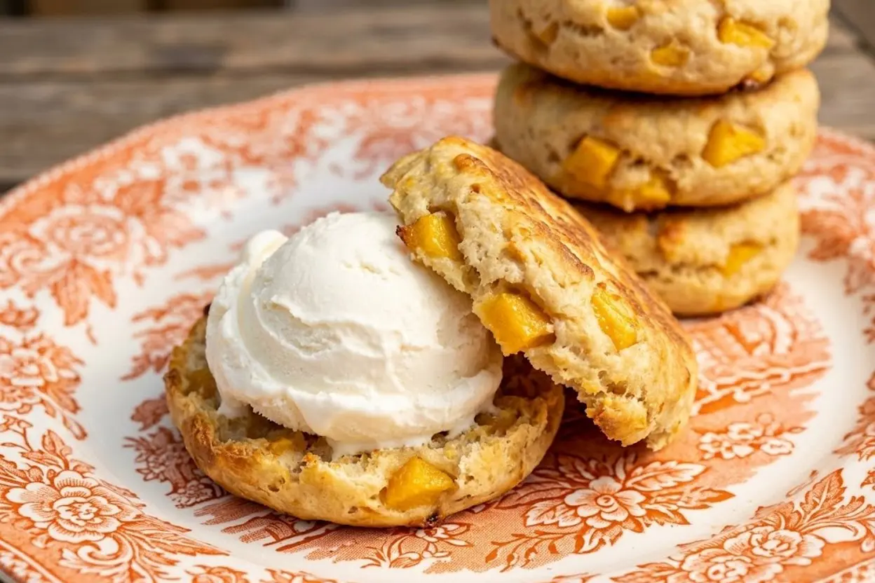 Sourdough English Muffins (Overnight Recipe) 7 Peach Cobbler Sourdough English Muffins