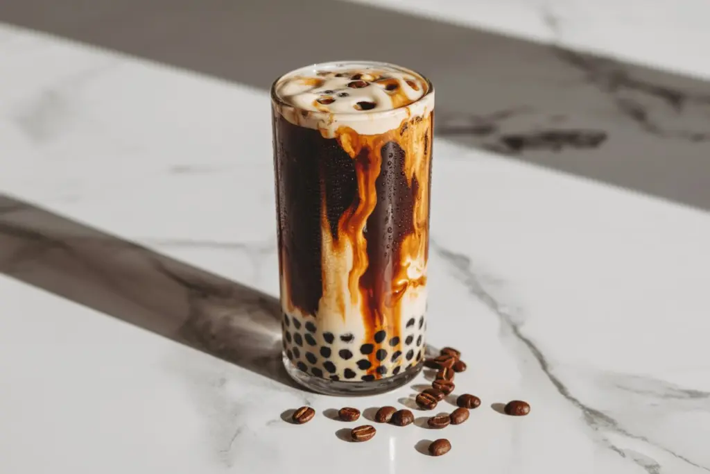 Iced Coffee Boba Tea