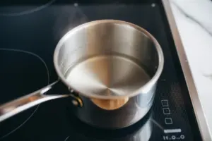 making tea