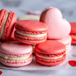 Valentine’s Heart Macarons recipe card