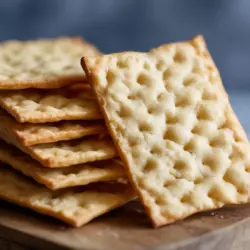 Easy Sourdough Discard Crackers (2 Ingredients) recipe card
