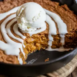 Pumpkin Oat Skillet Cookie with Sourdough Discard 5 Pumpkin Oat Skillet Cookie with Sourdough Discard recipe card