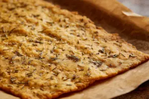 crispy golden-brown homemade sourdough discard crackers