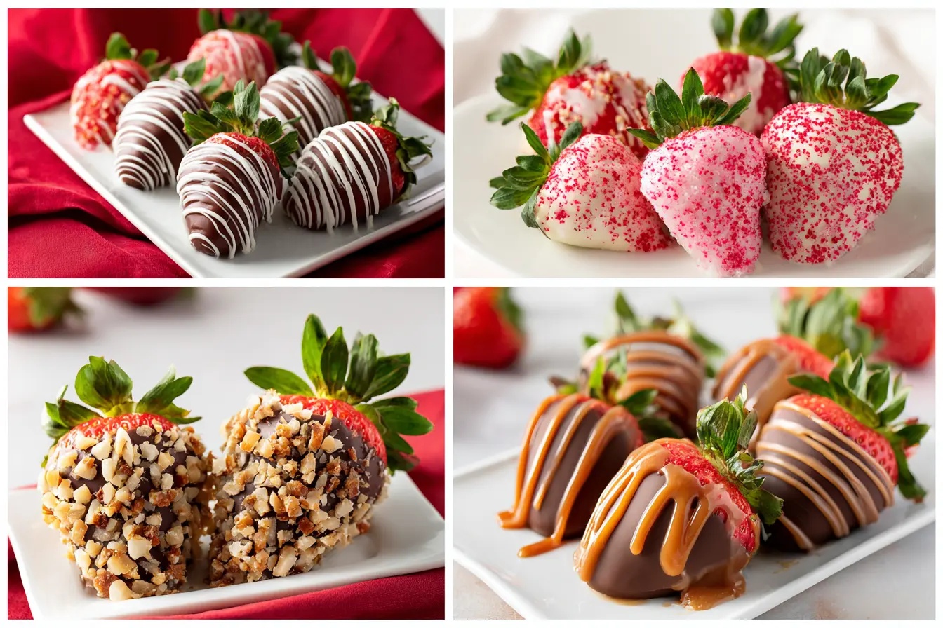 25 Easy Valentine’s Day Chocolate Covered Strawberries Ideas