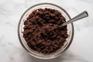 chocolate cookie crumbs