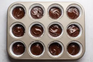 Chocolate Sourdough Cupcakes with Chocolate Frosting