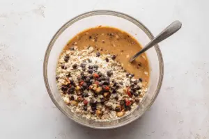 sourdough granola mixture