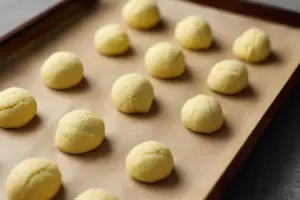 thumbprint cookie dough balls