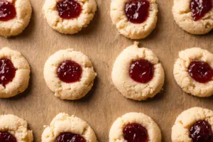 Thumbprint Sourdough Discard Cookies dough
