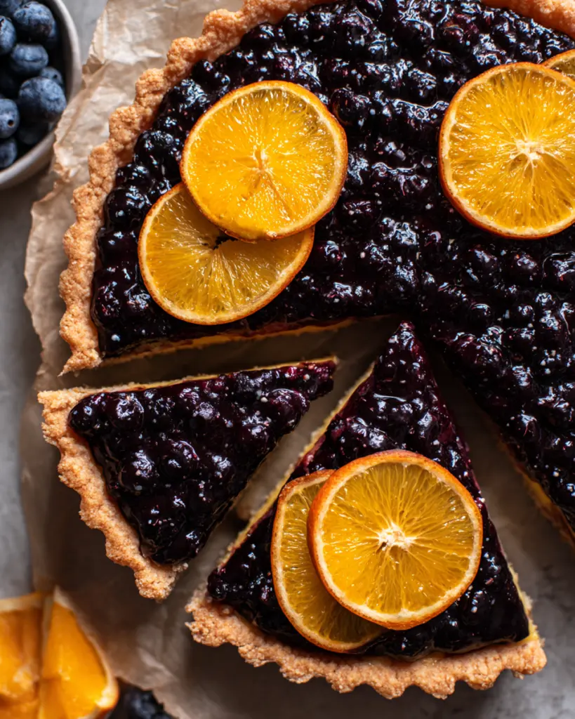 Blueberry Lemon Curd Tart 4 Blueberry Orange Curd Tart