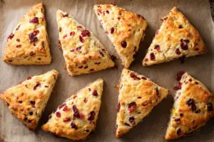 Sourdough Cranberry Orange Scones 14 a freshly baked sourdough scones