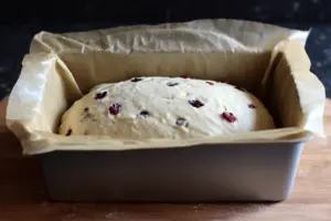 orange sourdough bread with cranberry