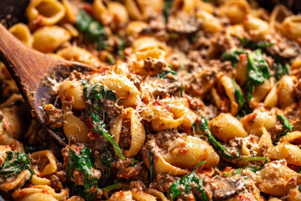 Easy Marry Me Ground Beef Pasta 5 Creamy Mushroom Ground Beef Pasta