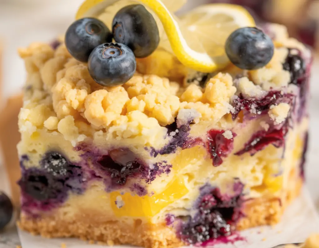Lemon Blueberry Buckle