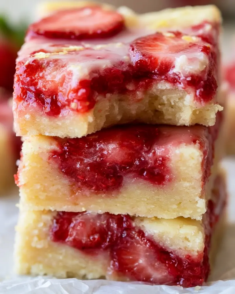 Lemon Strawberry Bars