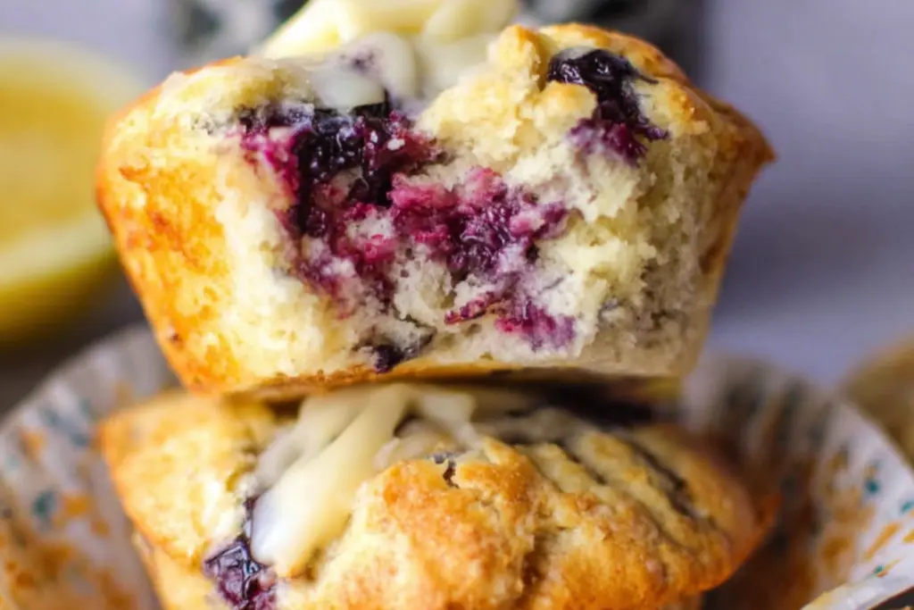 Sourdough Lemon Quick Muffins 13 SOURDOUGH Lemon Blueberry MUFFINS