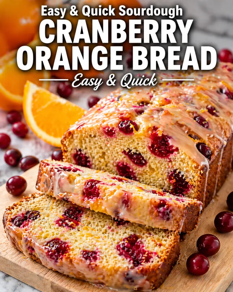 Sourdough Cranberry Orange Bread