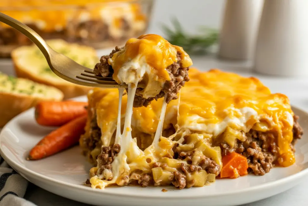 Easy Hobo Casserole Ground Beef 6 serving of hobo casserole ground beef on plate