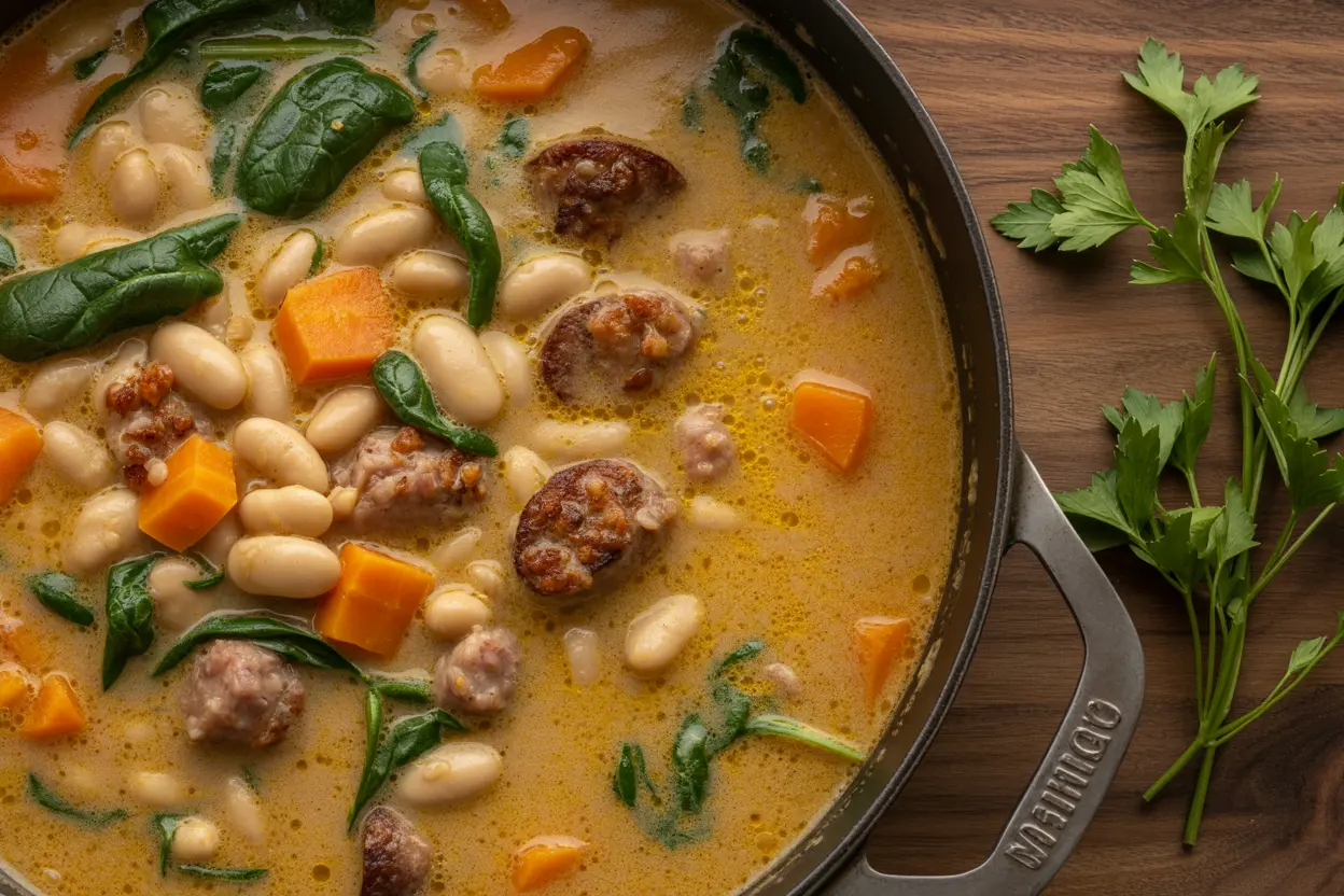 Creamy Tuscan White Bean Soup