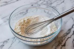 flour cake mixture