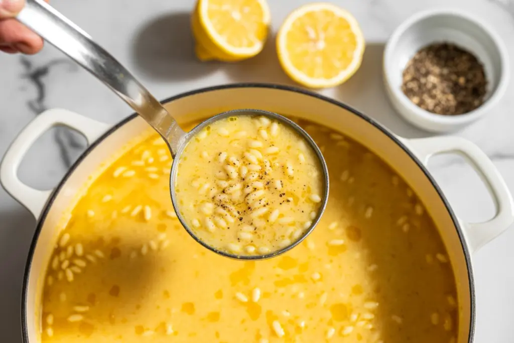 italian penicillin soup simmering in pot
