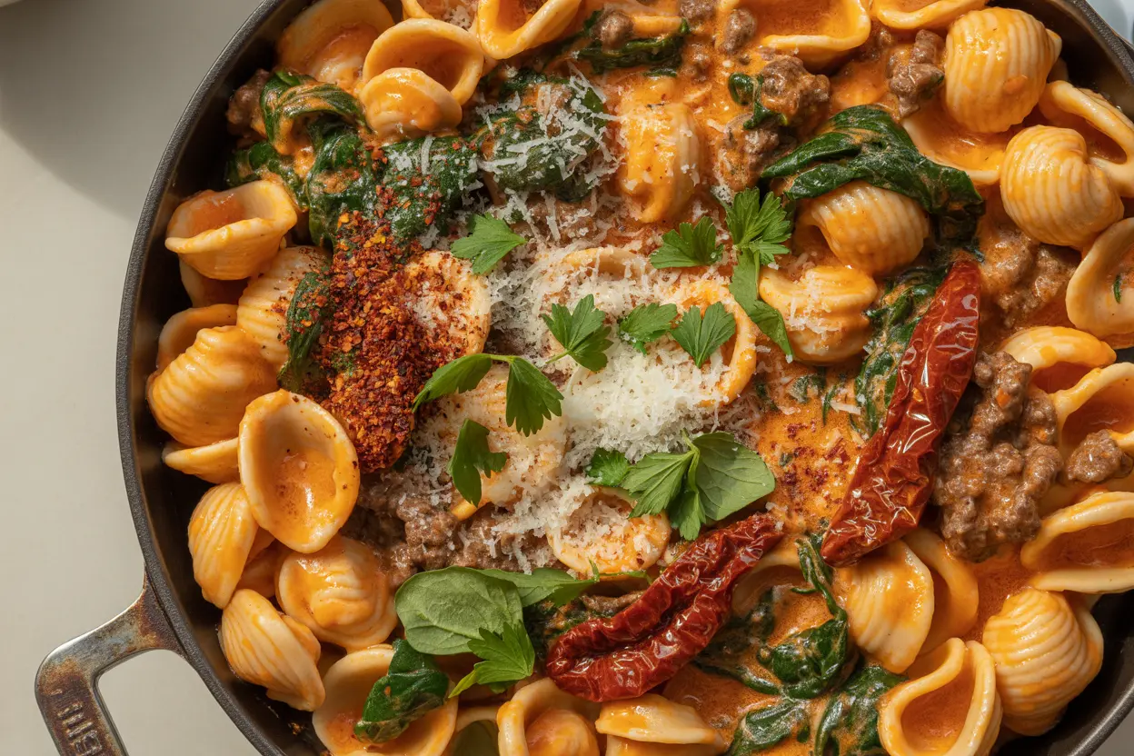 Easy Marry Me Ground Beef Pasta