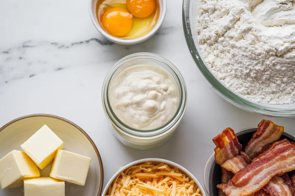 Sourdough Breakfast Pockets (Easy Discard recipe) 4 Ingredients for Sourdough Breakfast Pockets with sourdough discard