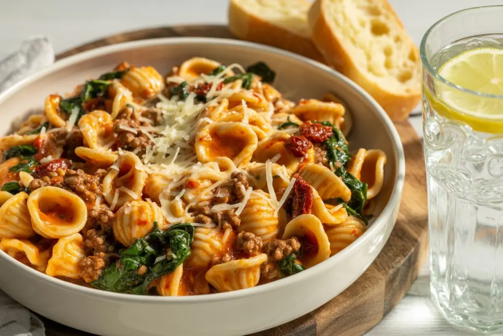 Easy Marry Me Ground Beef Pasta 4 Serving Marry Me Ground Beef Pasta for dinner