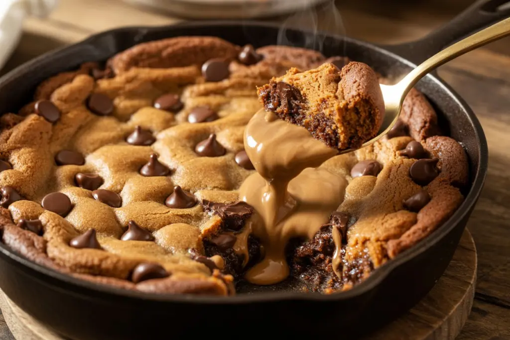 Molten Biscoff Cookie Skillet