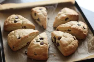Sourdough Chocolate Chip Scones 15 freshly baked sourdough chocolate chips scones