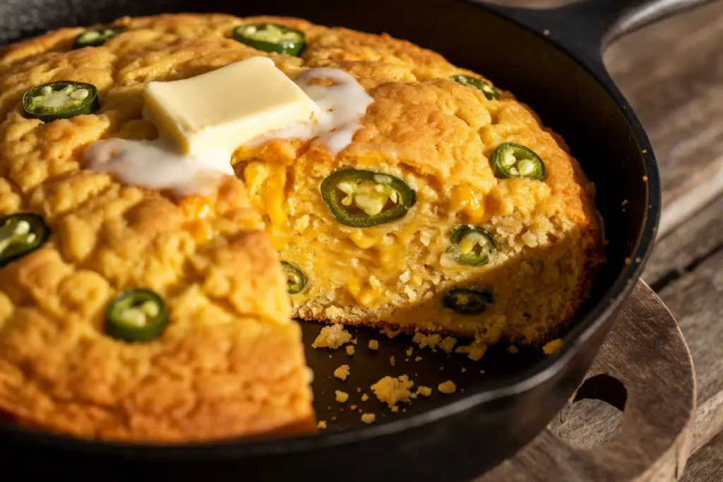 Sourdough Jalapeño Cheddar Cornbread