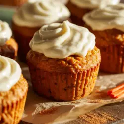 Sourdough Carrot Cake Muffins with Cream Cheese Frosting recipe card